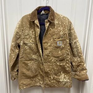 Carhartt OG  Bleach Splattered Chore Coat